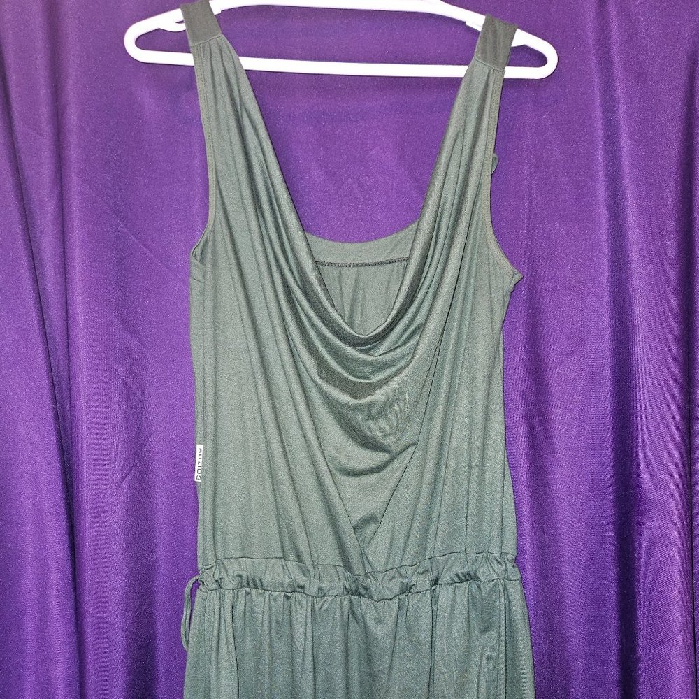Slouchy green dress / beach coverup